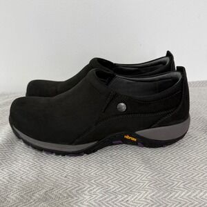 Dansko Black Suede Leather Waterproof Vibram Slip On Walking Shoes Womens 37